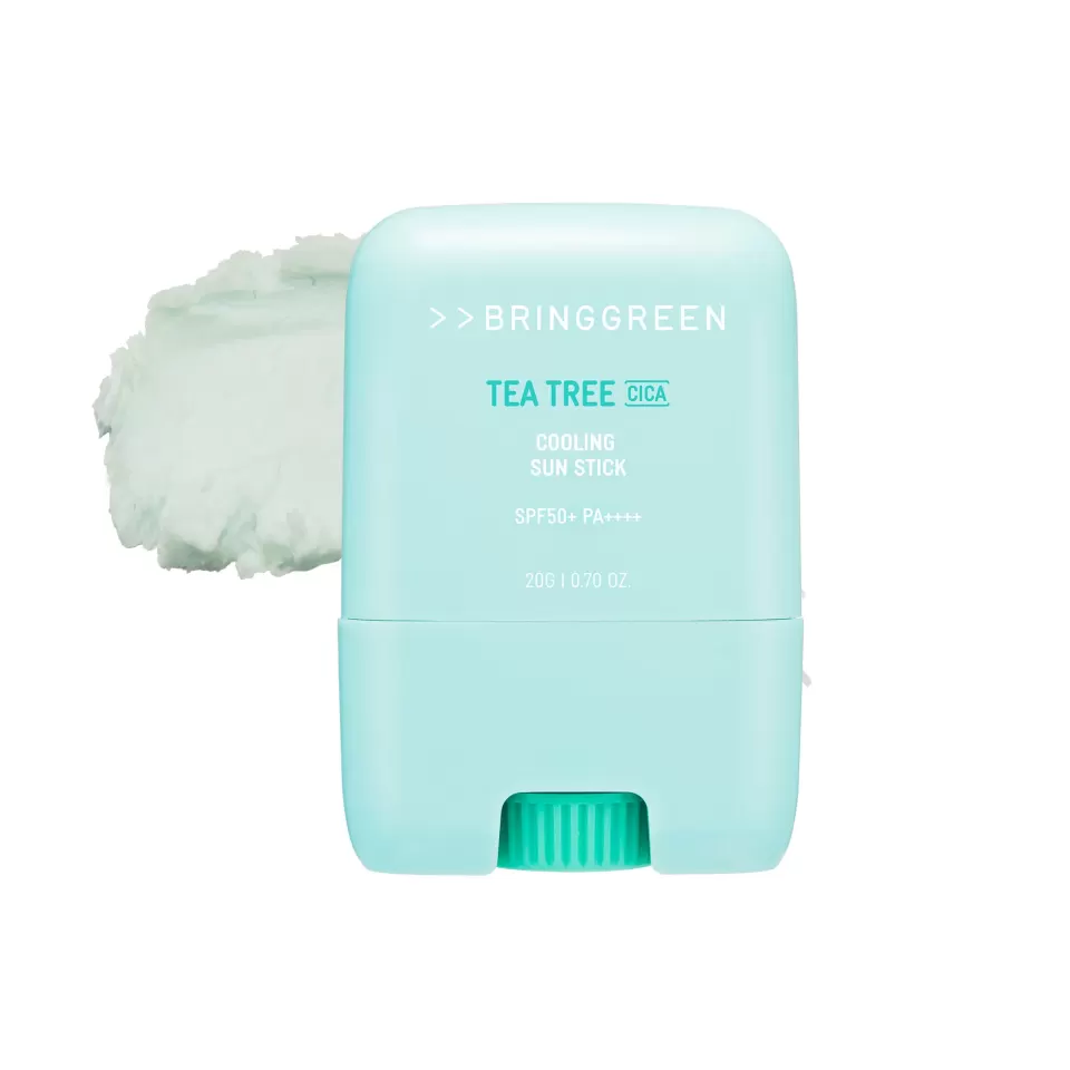 BRING GREEN Tea Tree Cica Cooling Sun Stick SPF 50+