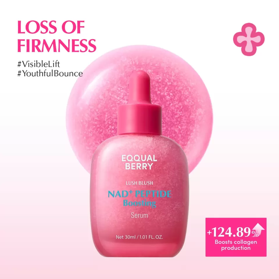 Eqqualberry NAD+ Peptide Boosting Serum