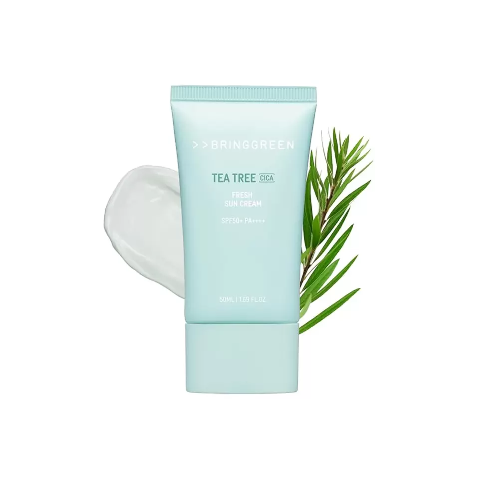 BRING GREEN Tea Tree Cica Fresh Sun Cream SPF 50+