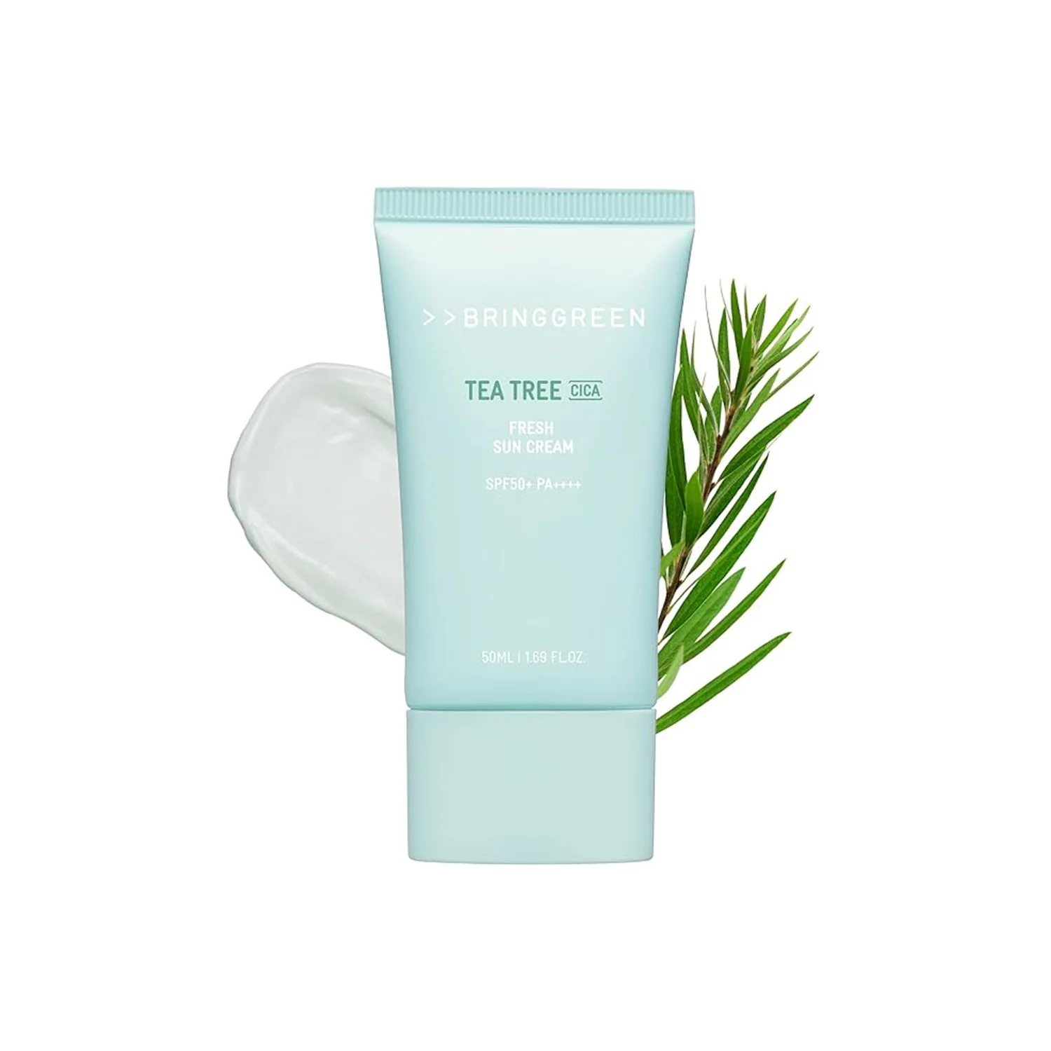 BRING GREEN Tea Tree Cica Fresh Sun Cream SPF 50+