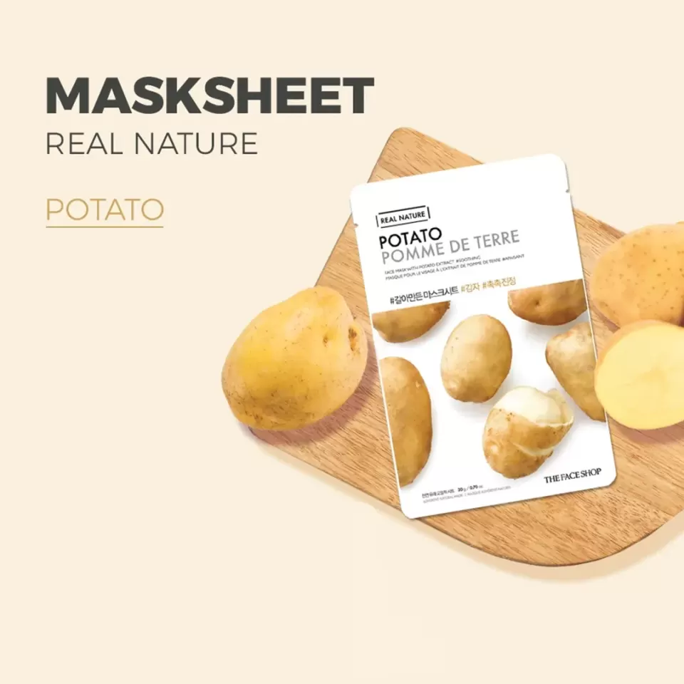 Real Nature Potato Face Mask 20g