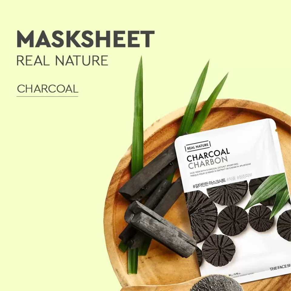 Real Nature Charcoal Face Mask 20g