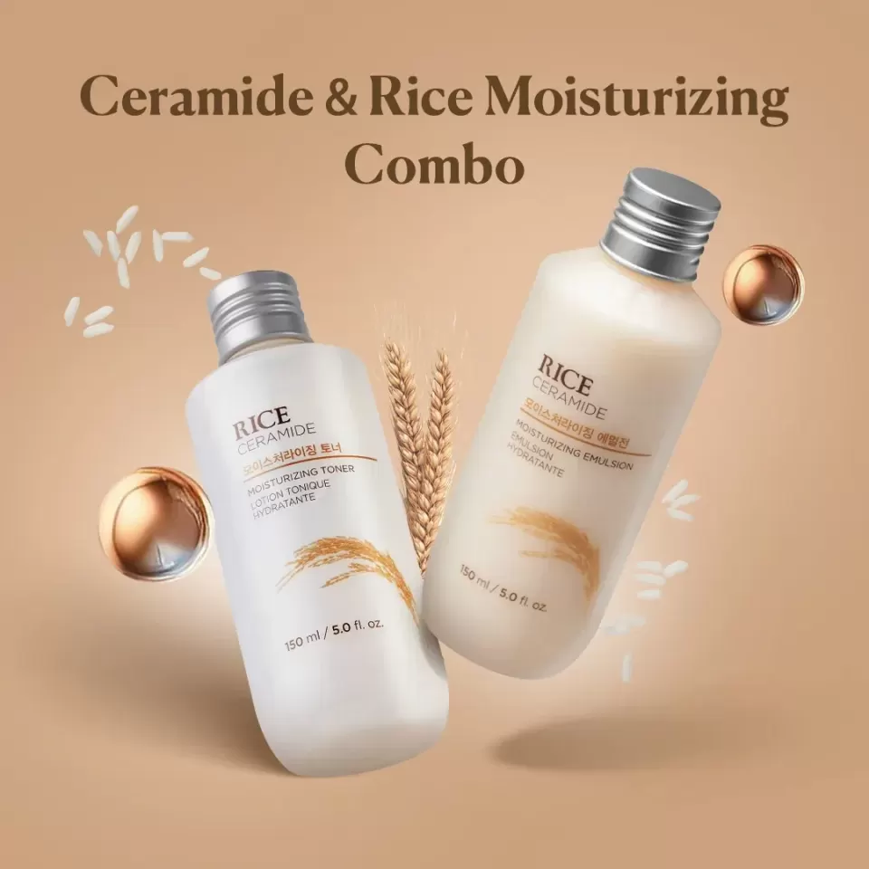 2 Step Ceramide & Rice Moisturizing Combo 150 ml