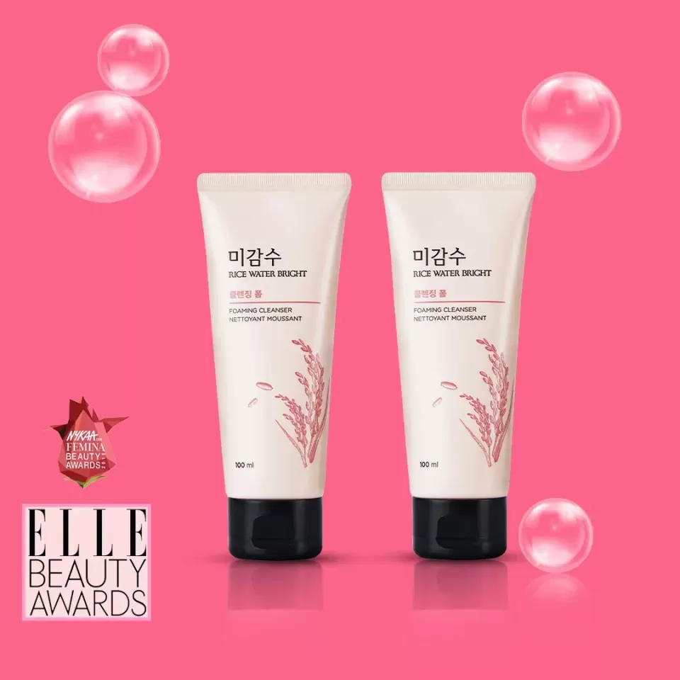 Award Winning Rice Water Bright Cleansing Foam - 100 ml Combo