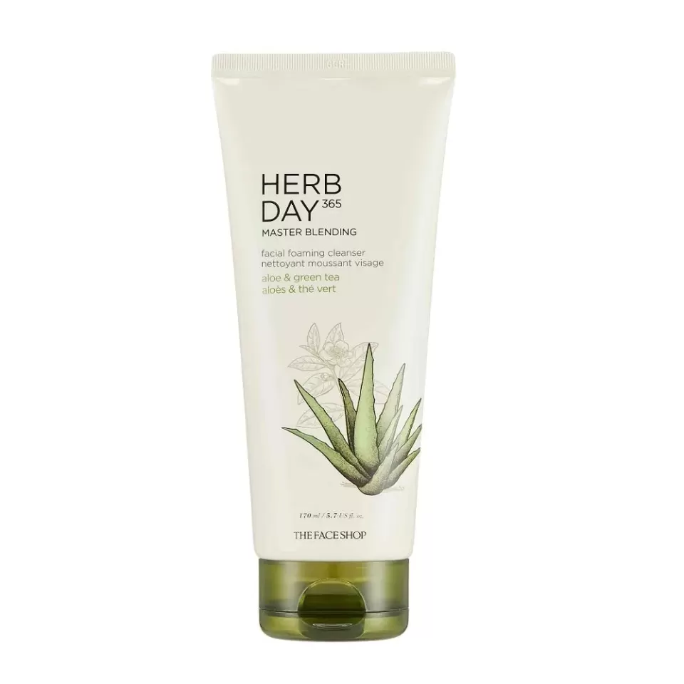 Herb Day 365 Foaming Cleanser - Aloe & Green Tea 170 ml