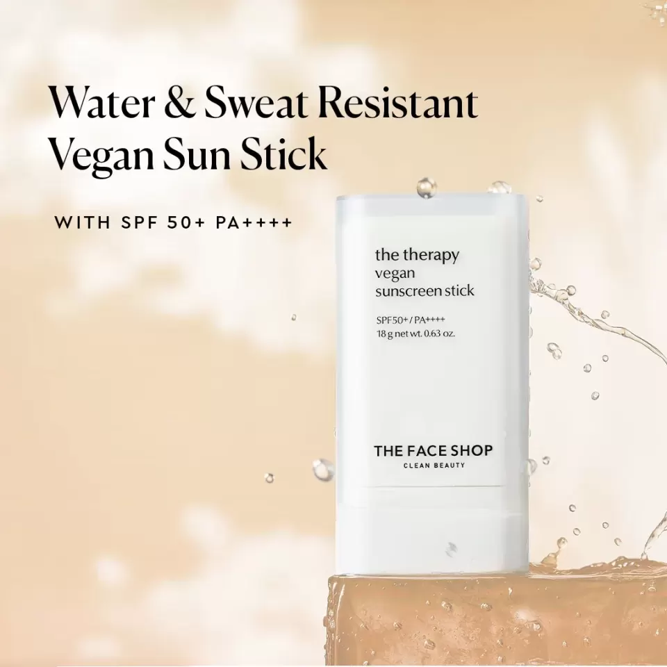 The Therapy Vegan Sunscreen Stick SPF50+ 18g