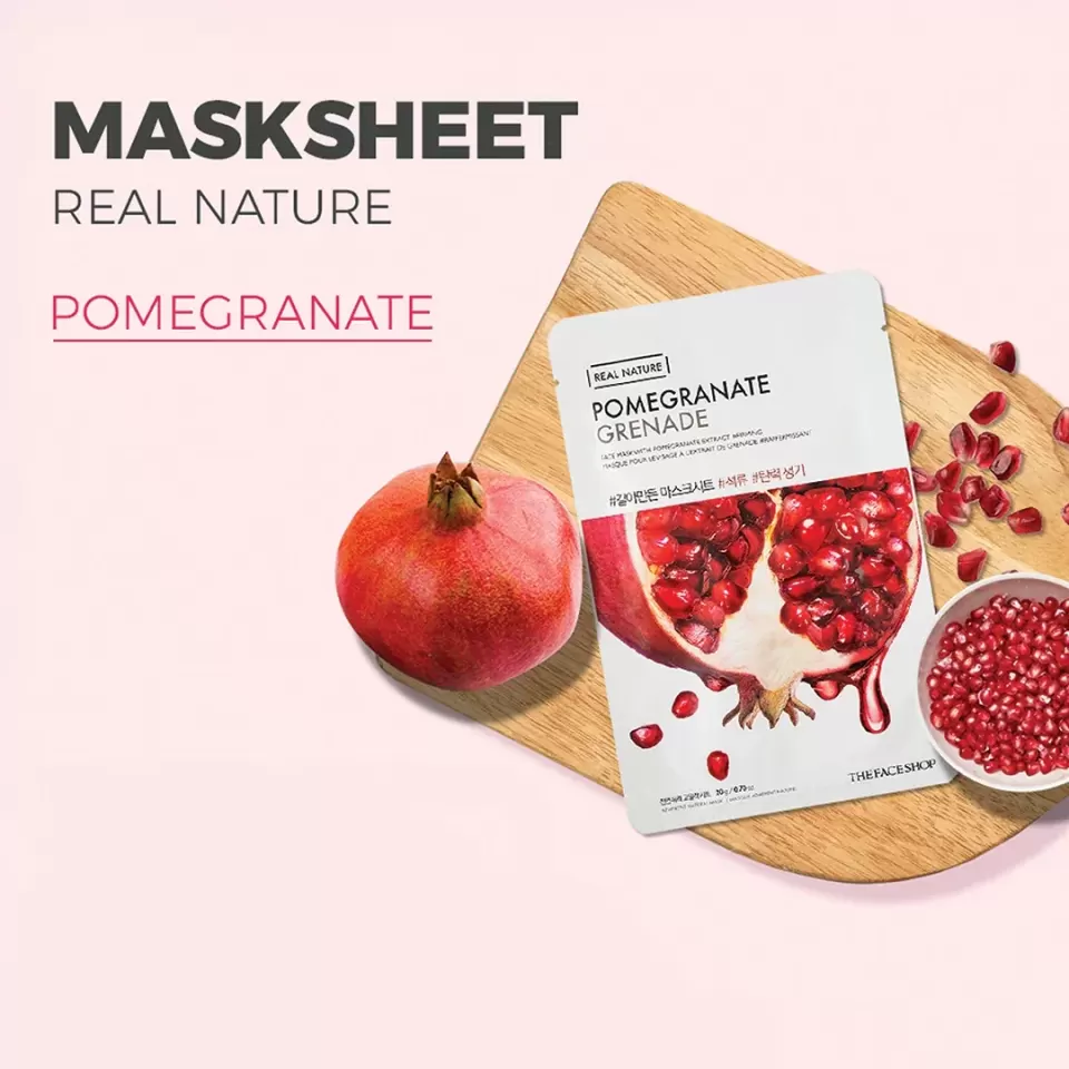 Real Nature Pomegranate Face Mask 20g