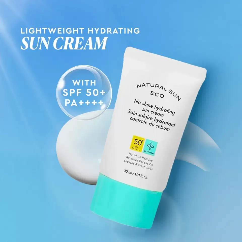 NaturalSun Eco No Shine Hydrating Sun Cream 30 ml