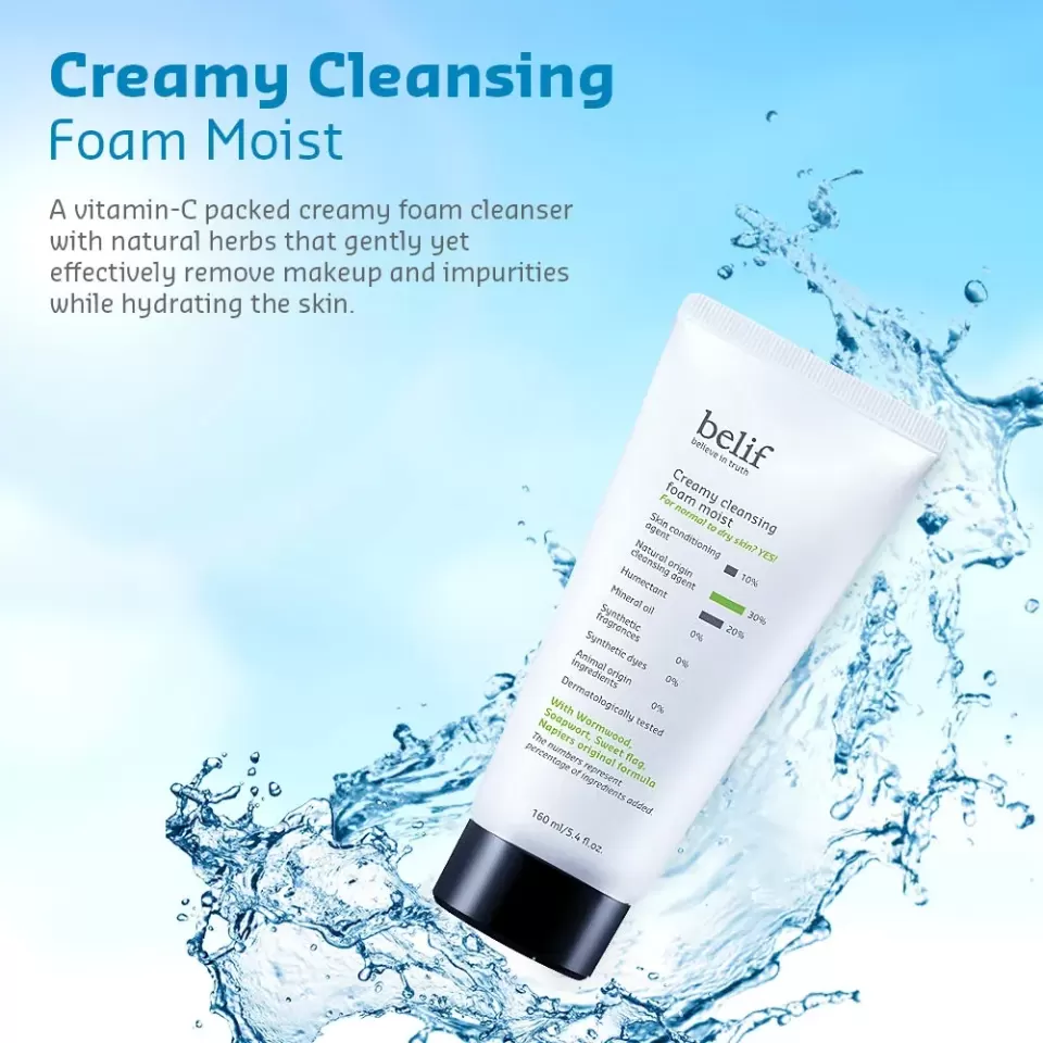 Creamy cleansing foam 160 ml