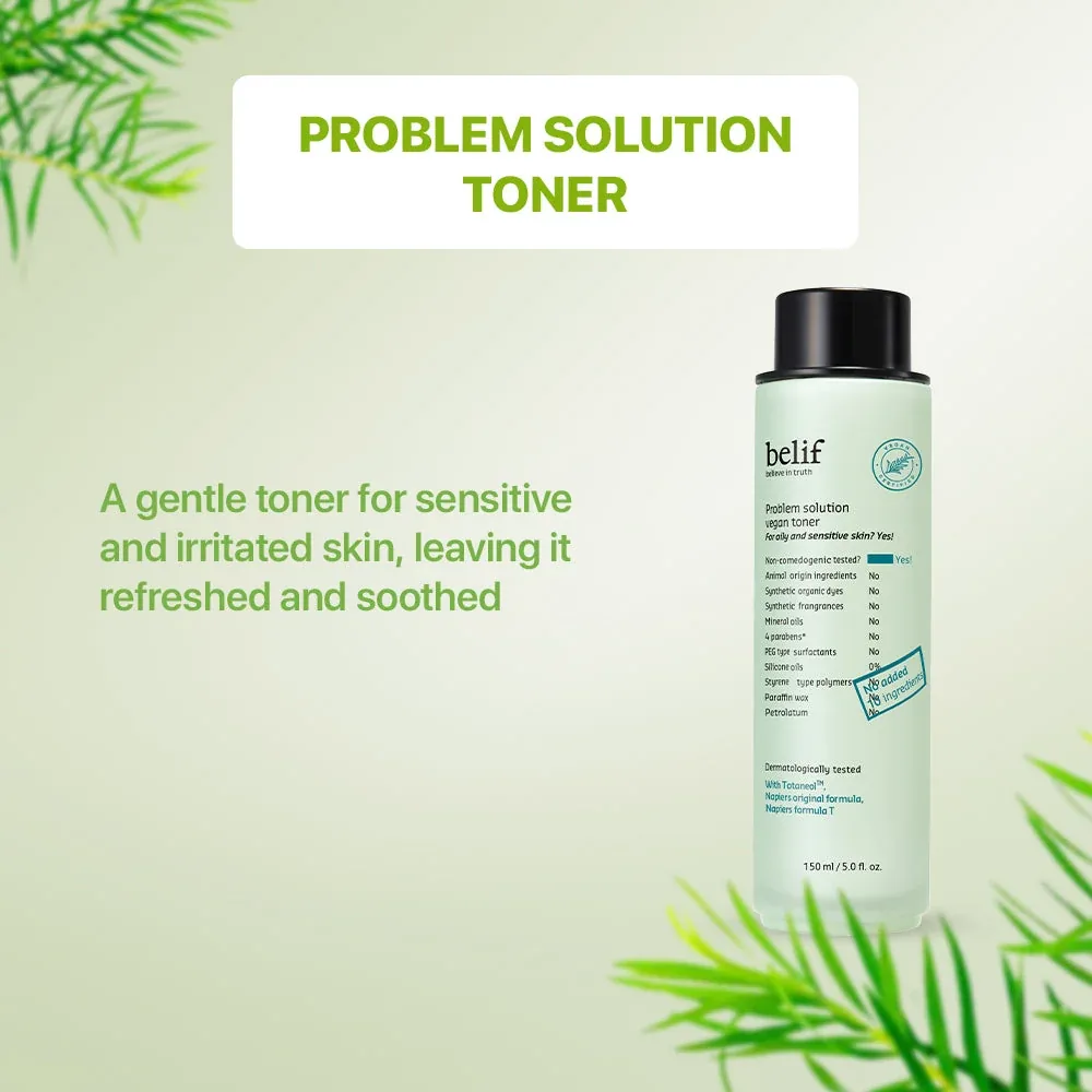 belif problem solution vegan toner 150 ml