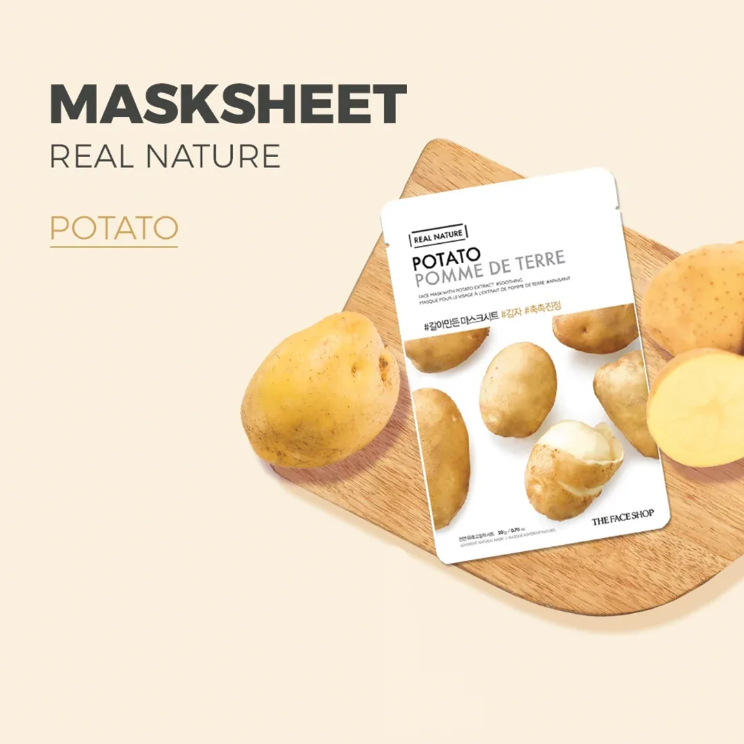 Real Nature Potato Face Mask 20g