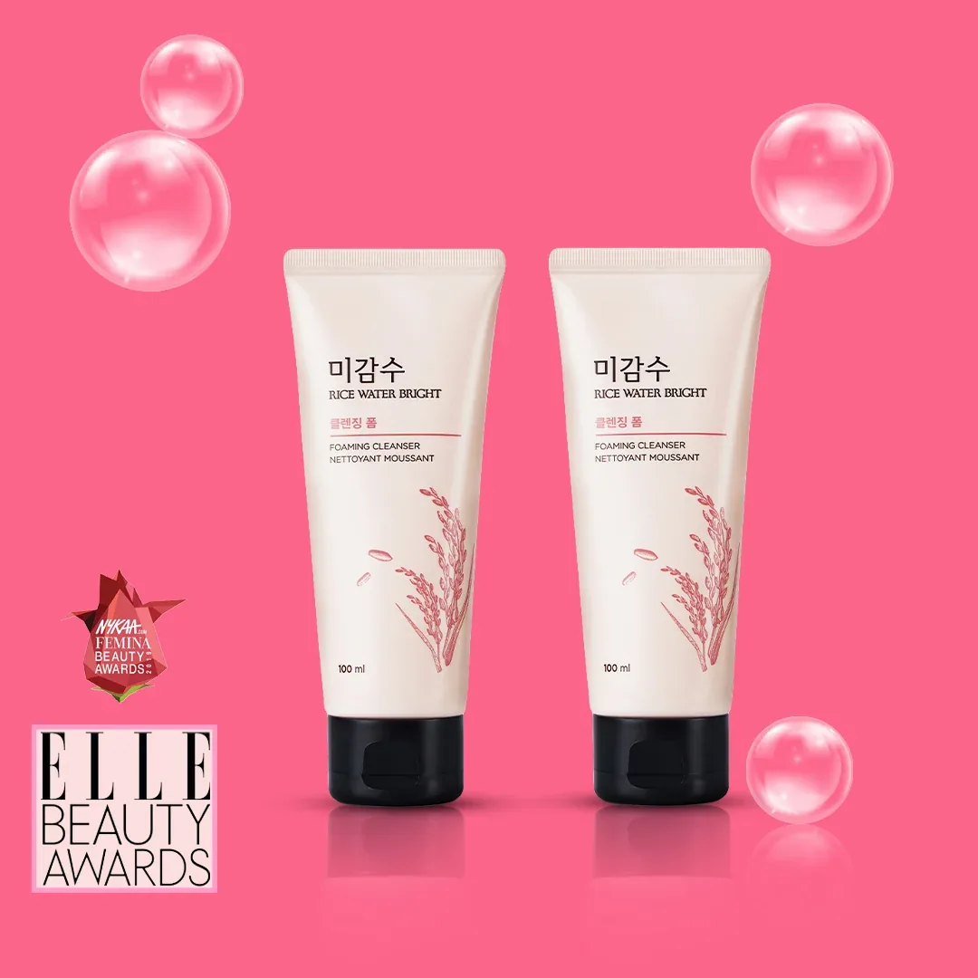 Award Winning Rice Water Bright Cleansing Foam - 100 ml Combo