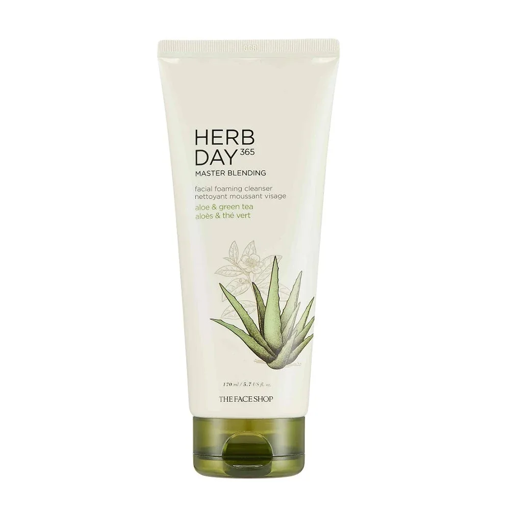 Herb Day 365 Foaming Cleanser - Aloe & Green Tea 170 ml