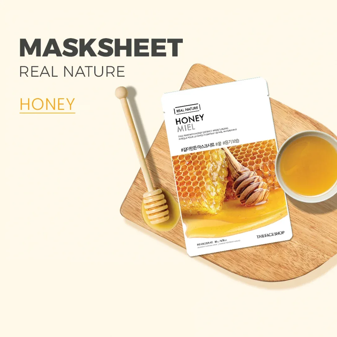 Real Nature Honey Face Mask 20g