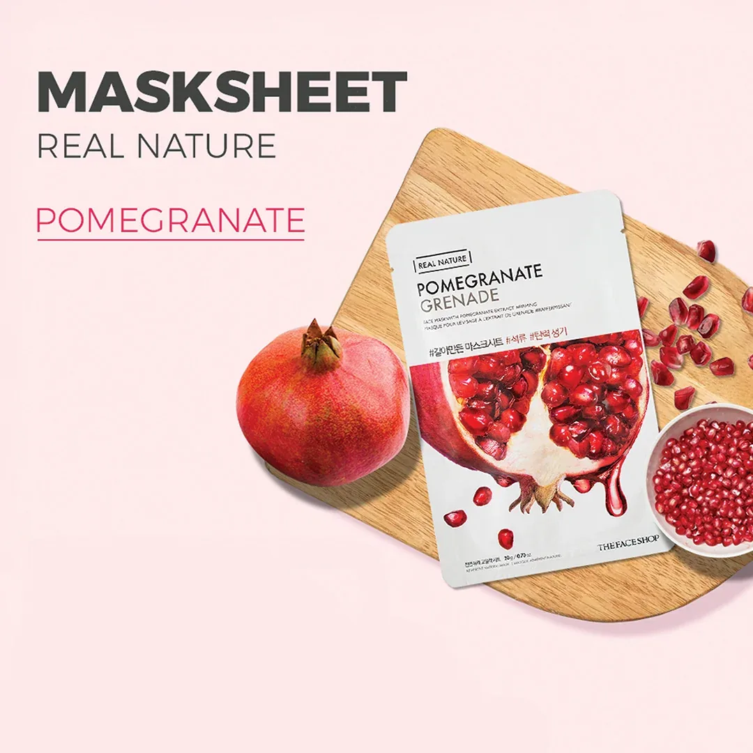 Real Nature Pomegranate Face Mask 20g